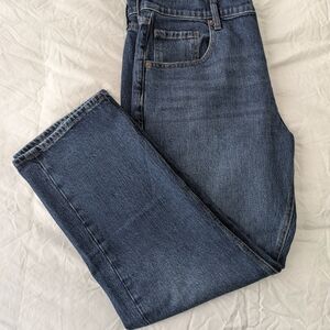 Old Navy Women's Straight Leg Blue Jeans